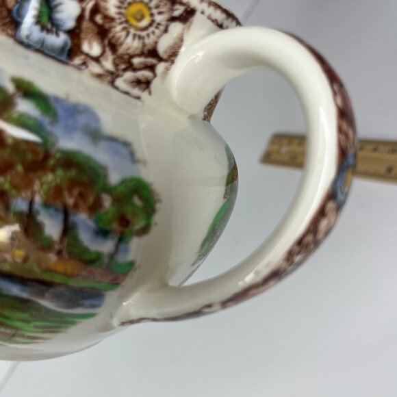 Vtg Porcelain Creamer 4.25" Rural England W.R. Midwinter Ltd - Picture 10 of 13
